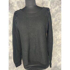 Asiznna Women's Black Sweater Size L
